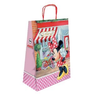 ΤΣΑΝΤΑ ΔΩΡΟΥ ΧΑΡΤΙΝΗ MINNIE ΡΟΖ(40cm) 40x32x14cm Disney