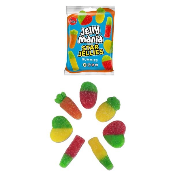 Ζελίνια jake star jelly mix sour Σακ=100g Jake SA 8799136