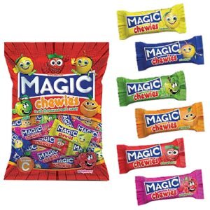 Καραμέλες μαλακές φρούτων magic chewies soft candies Σακ=400gr Yammi’s 44192