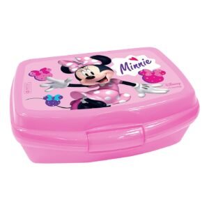 Δοχείο φαγητού πλαστικό minnie 16,5×12,5x6cm  600ml Disney 4401-2-7725