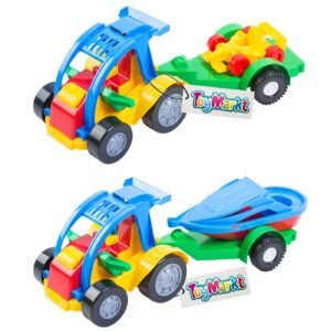 BEACH BUGGY & TRAILER ΠΛΑΣΤΙΚΟ FREE WHEELS 36x13x13cm ToyMarkt 913262