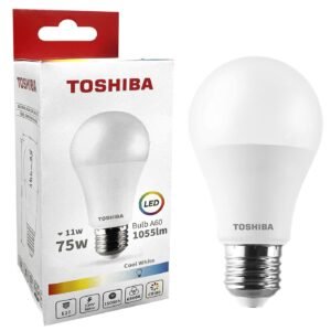 Λάμπα led toshiba για ντουί e27 ψυχρό λευκό 230v n_std a60 11w 6500k γωνία δέσμης 180 μοίρες  Toshiba 00168808