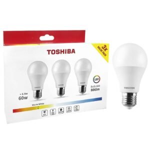 Λάμπες led toshiba σετ=3 τεμ n_3pack a60 e27 8,5w 3000k  Toshiba 00168871