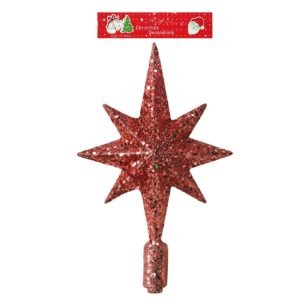 Κορυφή πεφταστέρι glitter 25cm Xmasfest 11347