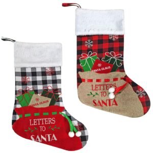 Μπότα χριστουγέννων letters to santa 47x26cm Xmasfest 1133208